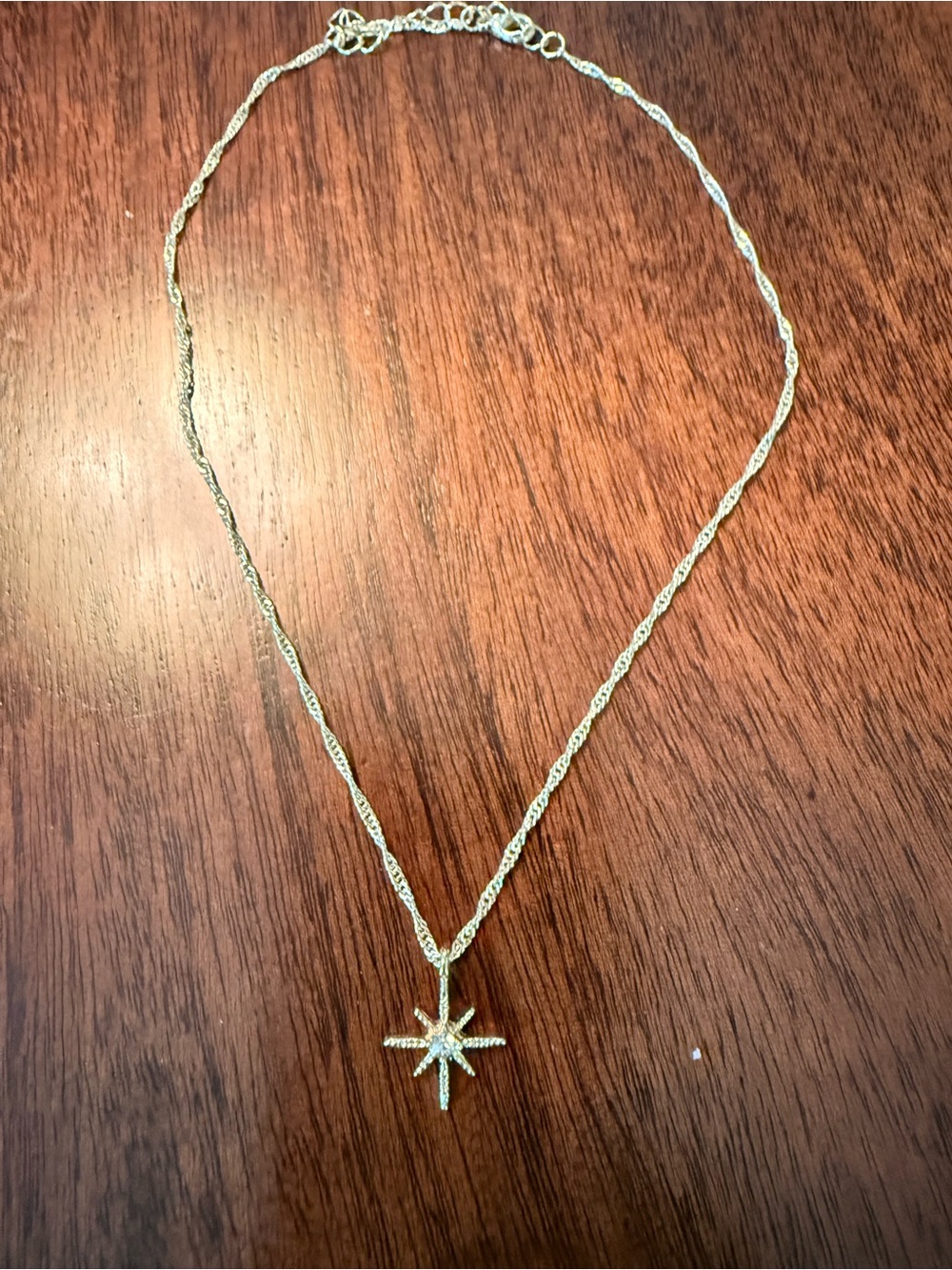 Gold Starburst Pendant Choker- Elegant Women's Jewelry